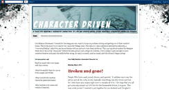Desktop Screenshot of itscharacterdriven.blogspot.com