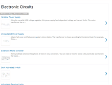 Tablet Screenshot of electronicscircuitry.blogspot.com