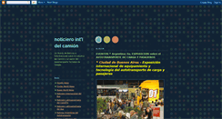 Desktop Screenshot of camionews.blogspot.com