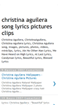 Mobile Screenshot of christina-aguilera-song-lyrics.blogspot.com