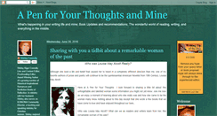 Desktop Screenshot of apenforyourthoughts.blogspot.com