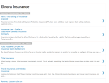 Tablet Screenshot of elnorainsurance.blogspot.com