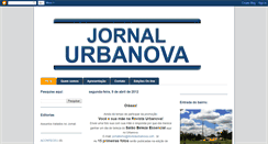 Desktop Screenshot of jornalurbanova.blogspot.com