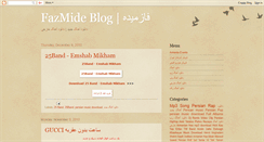 Desktop Screenshot of fazmide-persian-music-download.blogspot.com