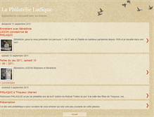 Tablet Screenshot of philatelieludique.blogspot.com