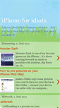Mobile Screenshot of iphone-for-idiots.blogspot.com