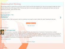 Tablet Screenshot of hummingbirdhealing.blogspot.com