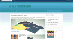 Desktop Screenshot of hjindustries.blogspot.com