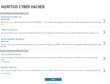 Tablet Screenshot of mauritiushacker.blogspot.com