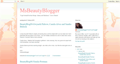 Desktop Screenshot of msbeautyblogger.blogspot.com