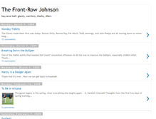 Tablet Screenshot of frontrowjohnson.blogspot.com