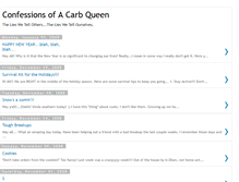 Tablet Screenshot of confessionsofacarbqueen.blogspot.com