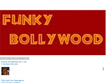 Tablet Screenshot of funkybollywood.blogspot.com