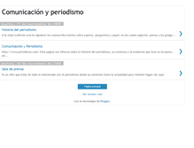Tablet Screenshot of comunica-periodismo.blogspot.com