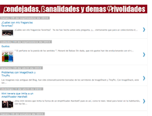 Tablet Screenshot of pendejadasbanalidadesfrivolidades.blogspot.com