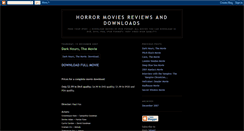 Desktop Screenshot of horror-movies-blog.blogspot.com