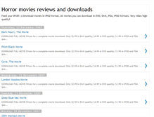 Tablet Screenshot of horror-movies-blog.blogspot.com