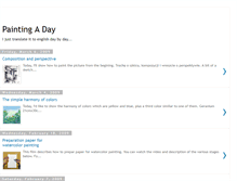 Tablet Screenshot of my-daily-painting.blogspot.com