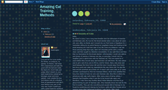 Desktop Screenshot of amazingcattrainingmethods.blogspot.com