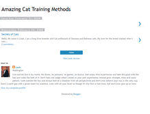 Tablet Screenshot of amazingcattrainingmethods.blogspot.com