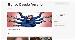 Desktop Screenshot of bonosdeudaagraria.blogspot.com