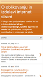 Mobile Screenshot of izdelava-spletnih-internet-strani.blogspot.com