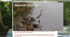 Desktop Screenshot of lakesidelessons.blogspot.com