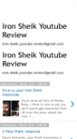 Mobile Screenshot of ironsheikyoutubereview.blogspot.com