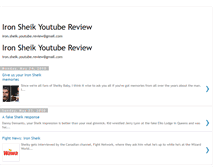 Tablet Screenshot of ironsheikyoutubereview.blogspot.com