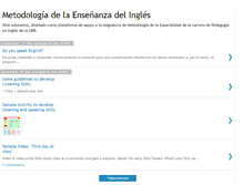 Tablet Screenshot of metodologiadelingles.blogspot.com