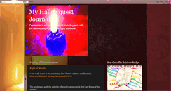Desktop Screenshot of myhallowquestjournal.blogspot.com