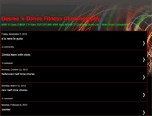 Tablet Screenshot of desreedancefitness.blogspot.com