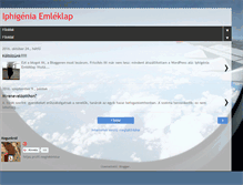 Tablet Screenshot of iphigeniaemleklap.blogspot.com