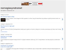 Tablet Screenshot of norvegiasyndromet.blogspot.com