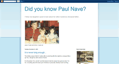 Desktop Screenshot of pauldurhamnave.blogspot.com