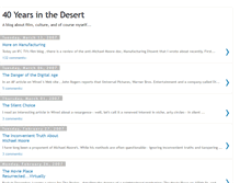 Tablet Screenshot of 40yrsinthedesert.blogspot.com