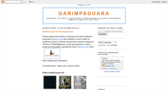 Desktop Screenshot of guara-garimpagem.blogspot.com