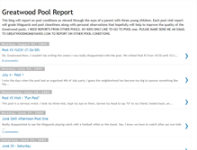 Tablet Screenshot of greatwoodpoolreport.blogspot.com