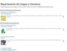 Tablet Screenshot of deplenguayliteratura.blogspot.com