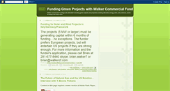 Desktop Screenshot of greenfunding-walkercommercialfunding.blogspot.com