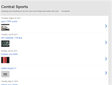 Tablet Screenshot of centralsportschat.blogspot.com
