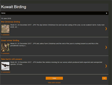 Tablet Screenshot of kuwaitbirding.blogspot.com