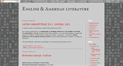 Desktop Screenshot of anglistikans-knjizevnost.blogspot.com