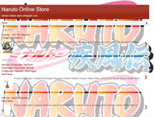 Tablet Screenshot of naruto-online-store.blogspot.com