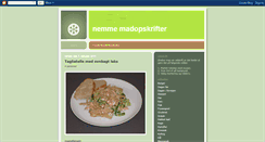 Desktop Screenshot of nemmemadopskrifter.blogspot.com