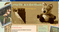 Desktop Screenshot of charliefoxmission.blogspot.com