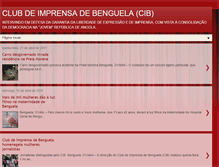Tablet Screenshot of clubdeimprensadebenguela.blogspot.com