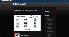 Desktop Screenshot of hiking-books-blog.blogspot.com