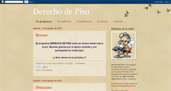 Desktop Screenshot of derechodepiso-radio.blogspot.com