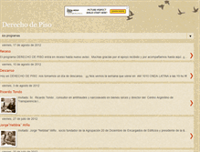 Tablet Screenshot of derechodepiso-radio.blogspot.com